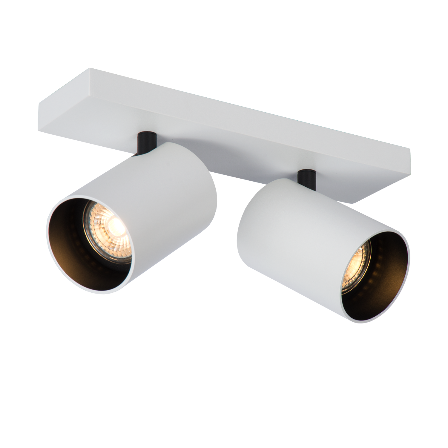 Plafonnier Bicolore Nuo | Éclairage Minimaliste Blanc & Noir Élégant | Valuna