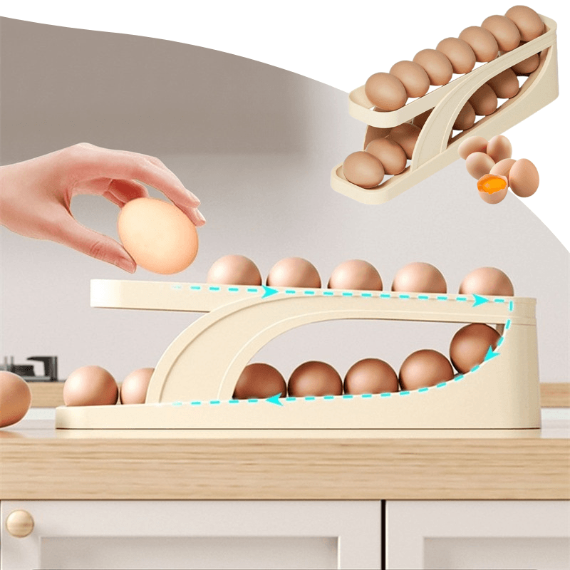 EggBasket | Support À Œufs Automatique Pour Rangement Pratique Et Organisé | Valuna