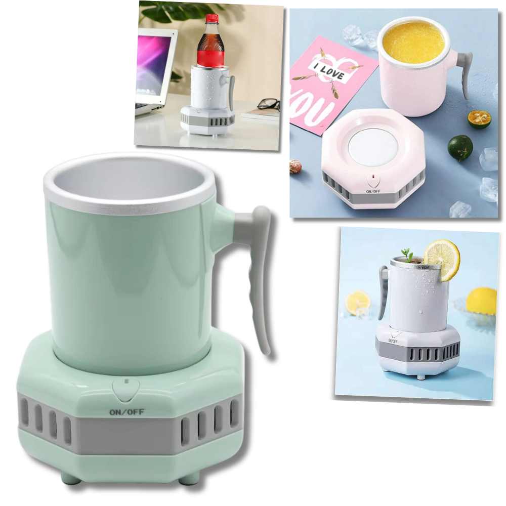 ChillSip Rafraîchisseur Économe d’Énergie pour Tasse | Refroidisseur de Boisson Compact à Effet Peltier | Valuna