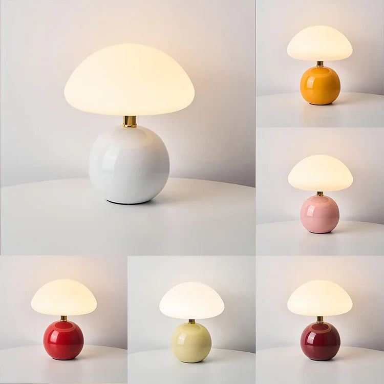LoriGlow | Lampe Champignon Couleur Crème Pour Ambiance Douce | Valuna