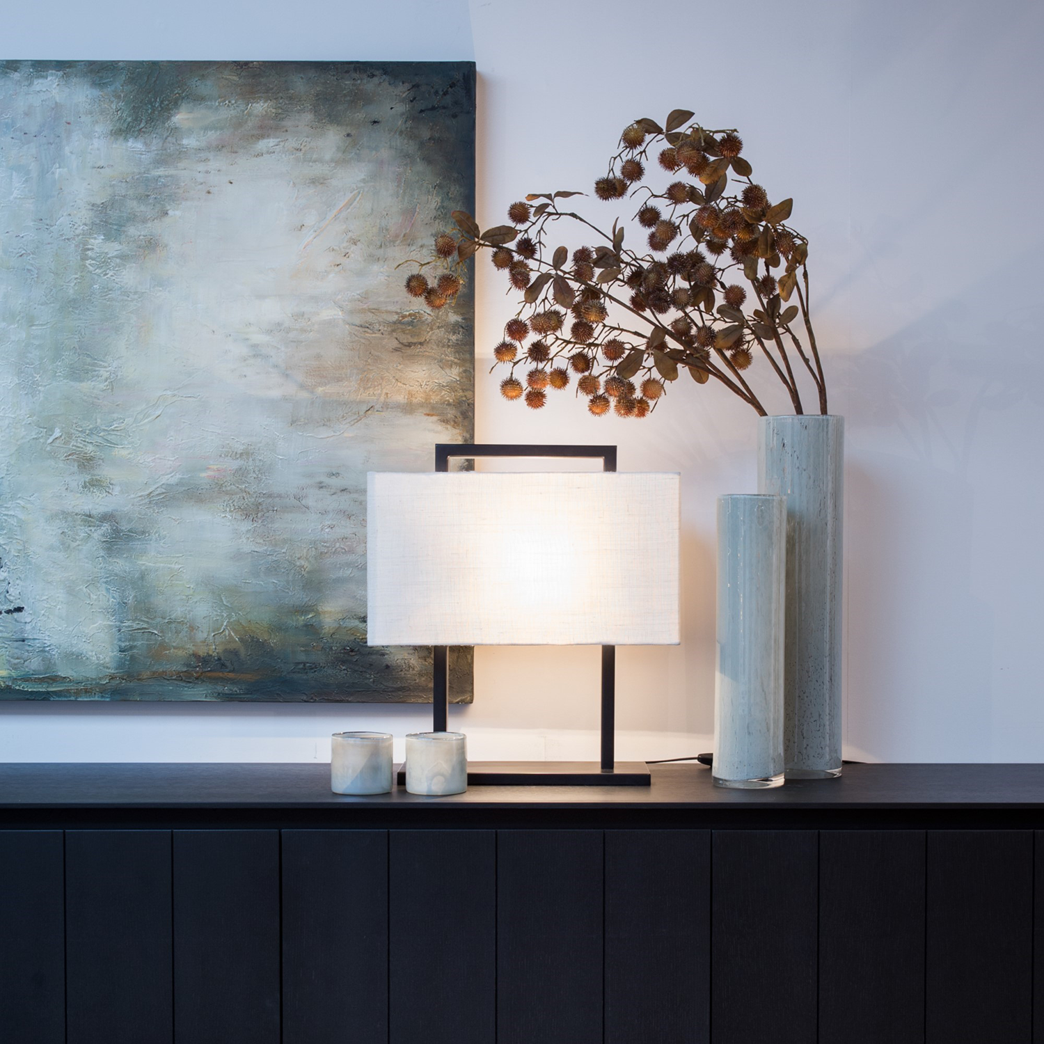 Lampe de Chevet Bhilai | Noir | Valuna