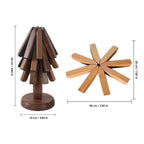 Sous-Verres | En Noyer Noir Pour Protection Et Style | Valuna