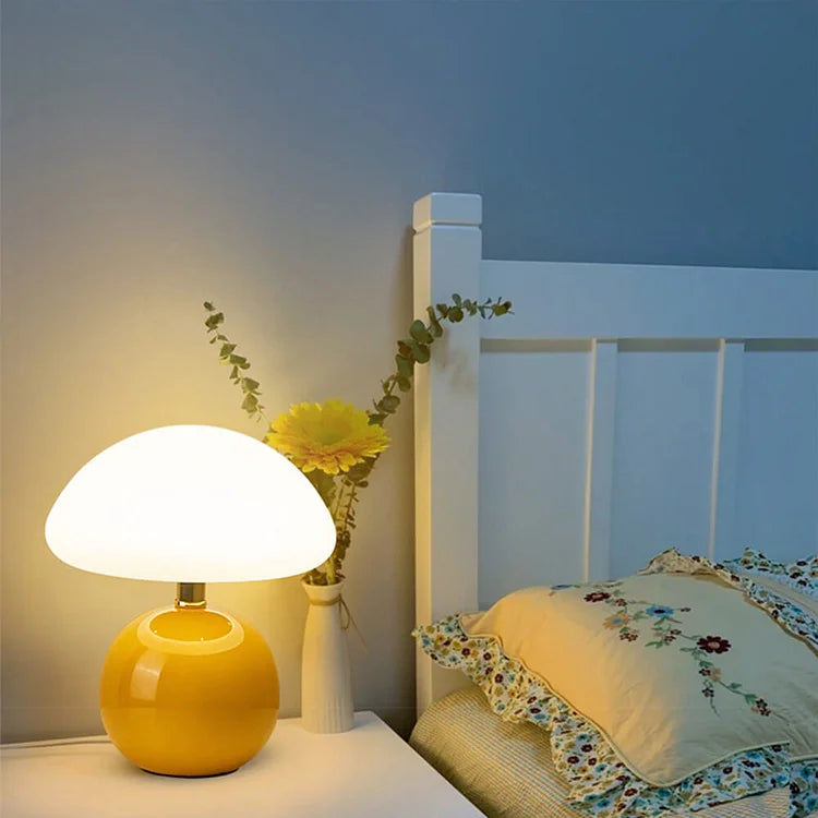 LoriGlow | Lampe Champignon Couleur Crème Pour Ambiance Douce | Valuna