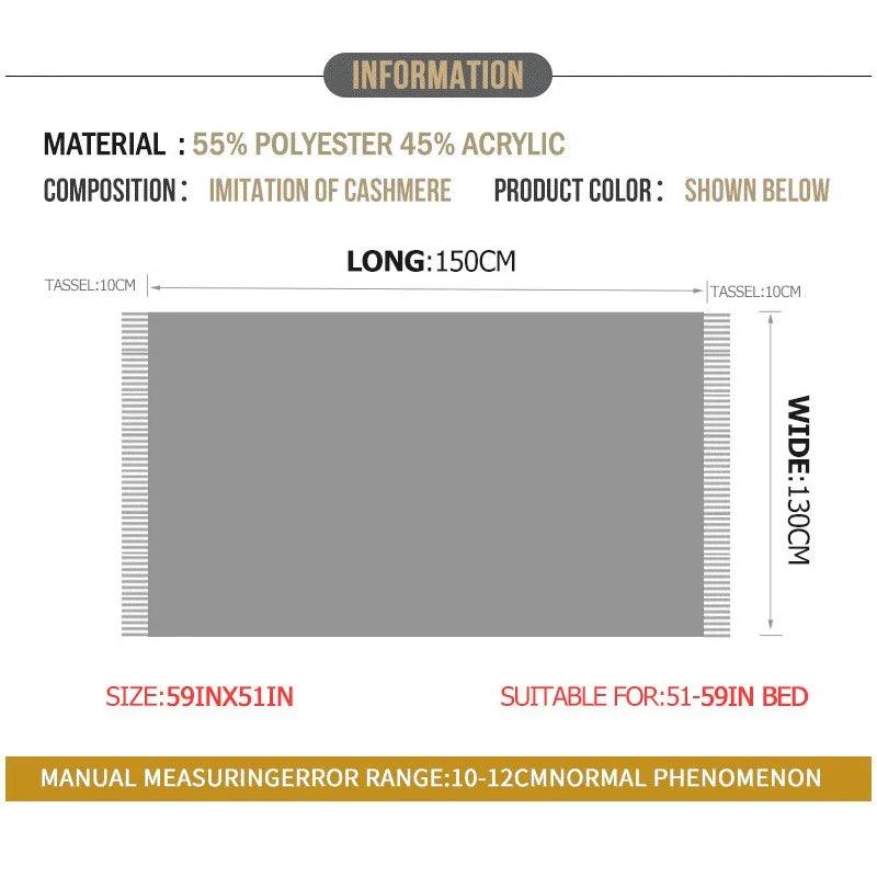 Fluffy Chenille | Couverture Avec Franges Pour Décoration De Canapé | Valuna