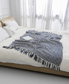 Fluffy Chenille | Couverture Avec Franges Pour Décoration De Canapé | Valuna