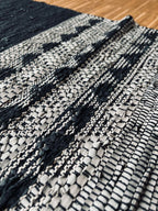 Tapis en Cuir | Motif Noir - 70x140cm | Valuna