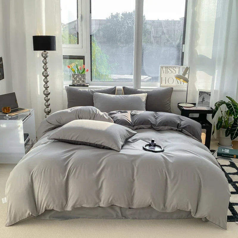 ComfortWeave | Ensemble de Housse de Couette Doux et Respirant en Coton | Valuna