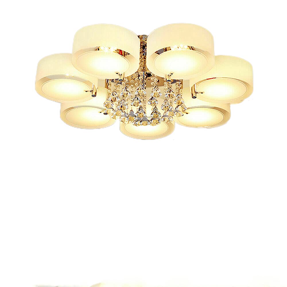 Crystal Beam | Plafonnier En Cristal LED À 7 Ampoules | Valuna