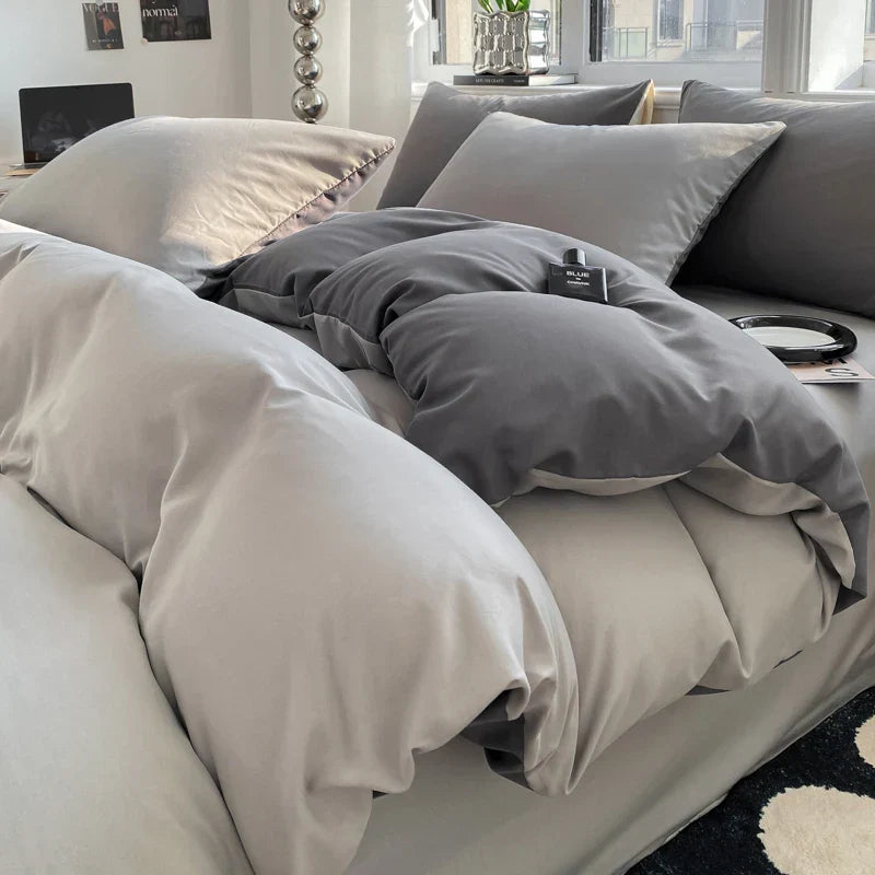 ComfortWeave | Ensemble de Housse de Couette Doux et Respirant en Coton | Valuna