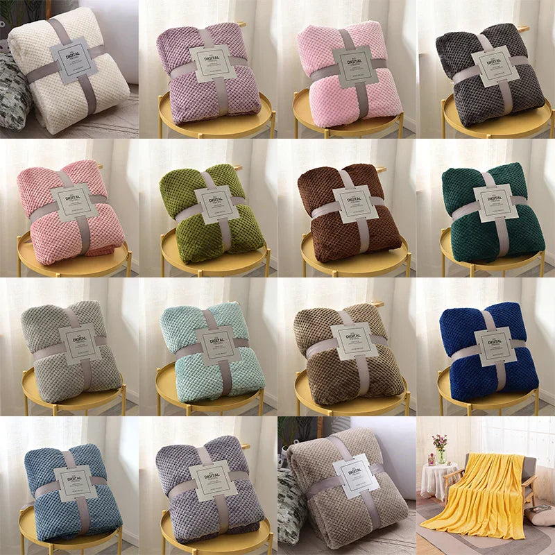 CoralFleece | Couverture En Fleece Luxueuse Et Douillette – Chaude Et Respirante Pour Les Nuits Froides | Valuna