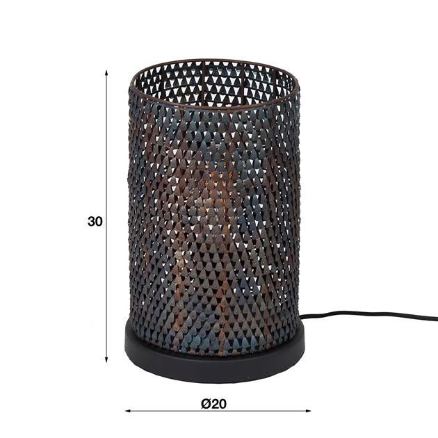 Lampe de Table Rocks en Métal Noir | Charme Industriel Audacieux pour Intérieurs Contemporains | Valuna