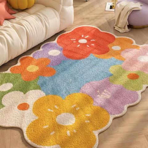 JulyWildflowers | Tapis De Fleurs Sauvages De Juillet – Tapis De Prairie Élégant | Valuna