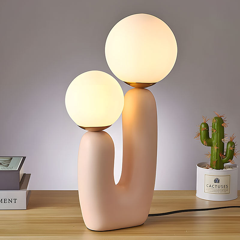 TwoLight | Lampe De Table Moderne À Double Globe | Valuna