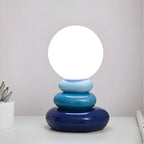 PebbleGlow | Lampe de Table en Galets Empilés | Design Sculptural et Moderne pour Décoration Intérieure | Valuna