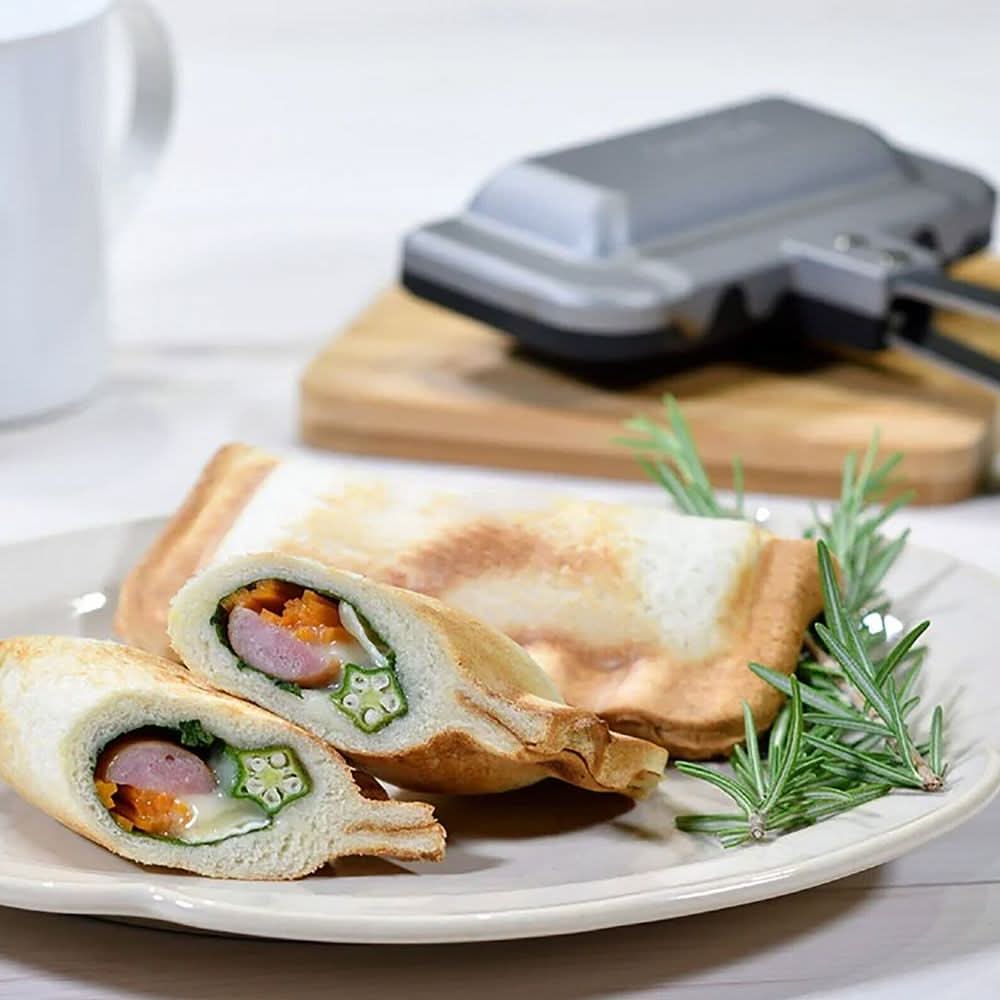 GrillGenuss | Grille-Sandwich Compact Pour Une Cuisson Rapide Et Pratique | Valuna