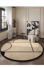 Paris Luxe | Tapis Rond De Style Français Élégant Et Raffiné | Valuna