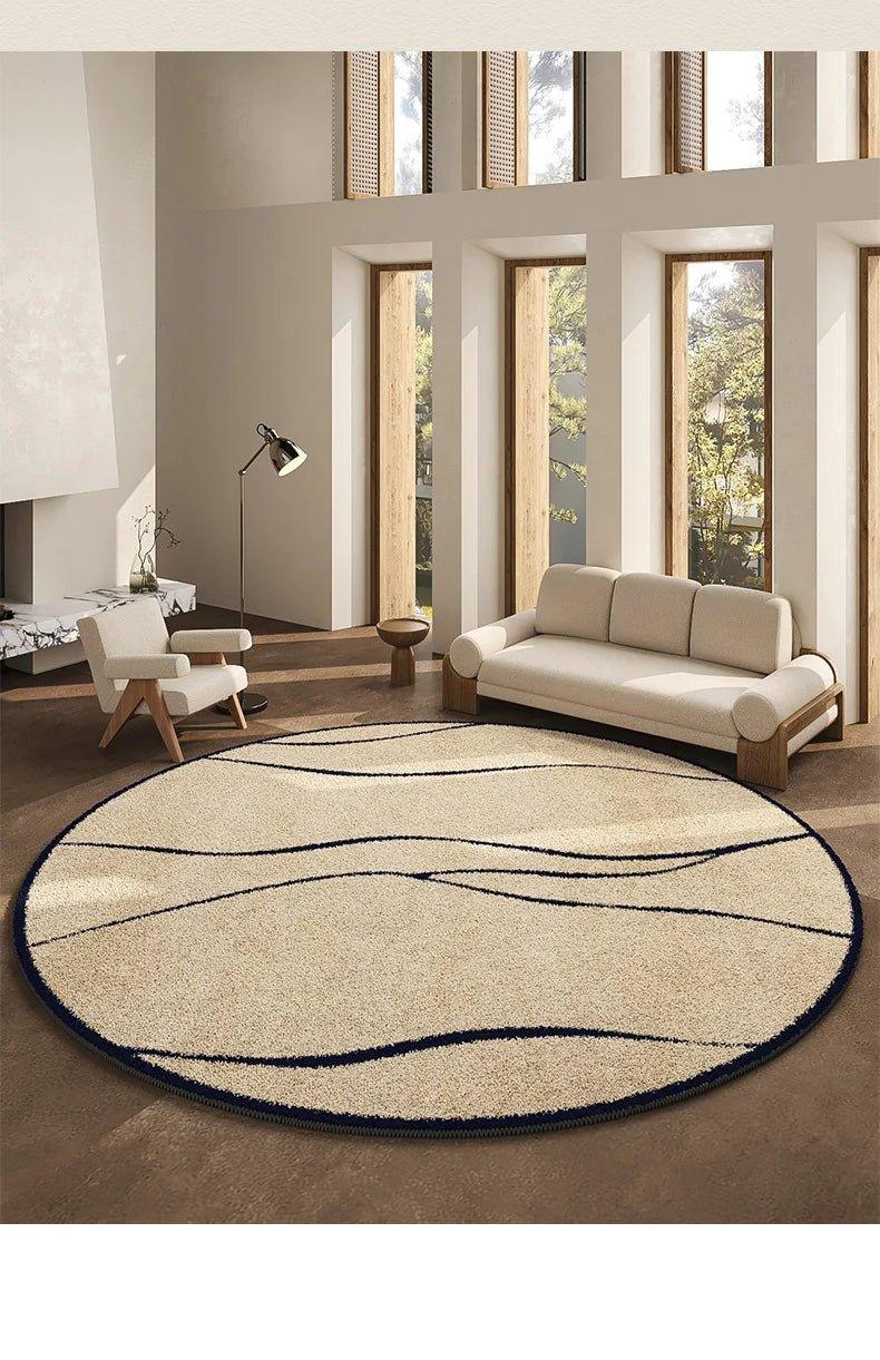 Paris Luxe | Tapis Rond De Style Français Élégant Et Raffiné | Valuna