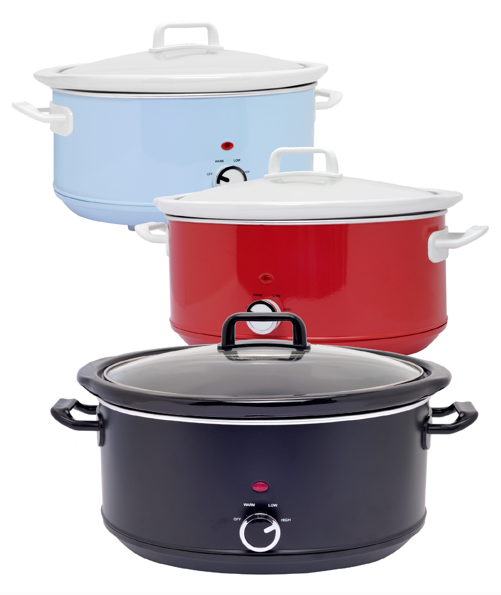 Mijoteuse 6,5L En Céramique | Avec Couvercle En Verre Trempé | Valuna