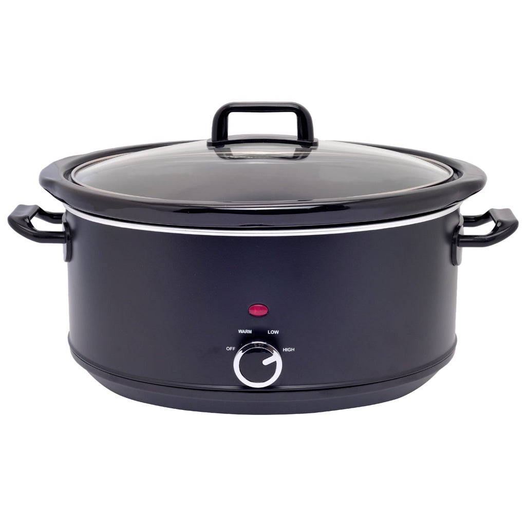 Mijoteuse 6,5L En Céramique | Avec Couvercle En Verre Trempé | Valuna