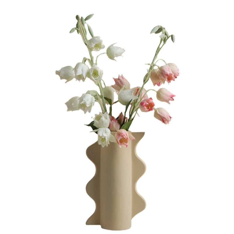 Harmony | Vase Minimaliste En Céramique Pour Arrangements Floraux Raffinés | Valuna