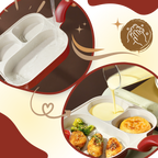 Poêle Divisée 3-en-1 | Saisir, Griller et Sauter en Même Temps | Valuna