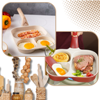 Poêle Divisée 3-en-1 | Saisir, Griller et Sauter en Même Temps | Valuna