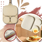 Poêle Divisée 3-en-1 | Saisir, Griller et Sauter en Même Temps | Valuna