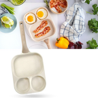 Poêle Divisée 3-en-1 | Saisir, Griller et Sauter en Même Temps | Valuna