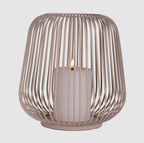 Bougeoir Votive Beige Doux | Éclat Minimaliste Chaleureux | Valuna