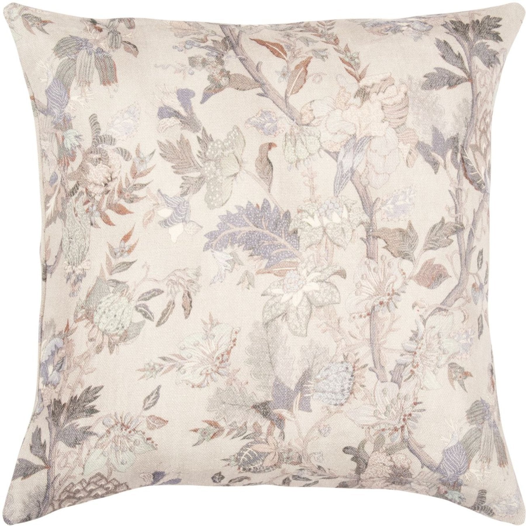 Lin Fleuri | Housse De Coussin Élégante Pour Décoration | Valuna