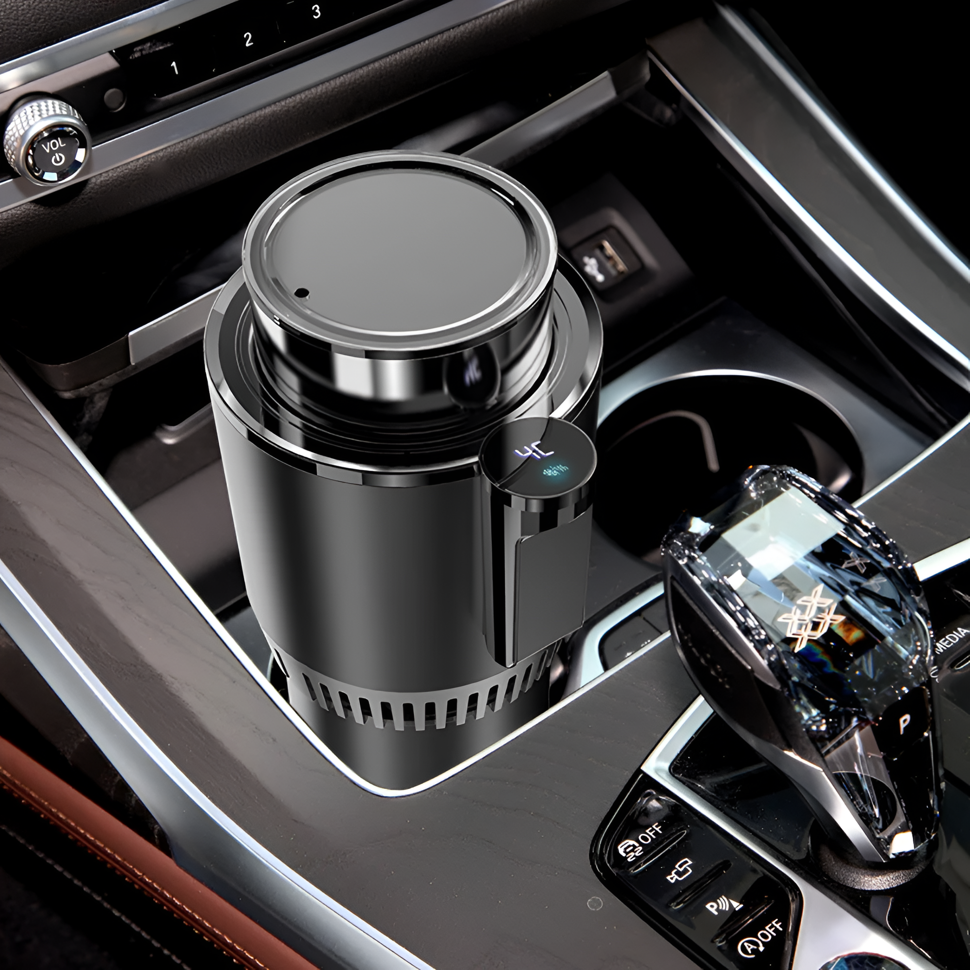 DualTemp | Chauffe-Tasse & Refroidisseur Intelligent 2-en-1 avec Affichage Numérique | Valuna