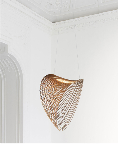 BirchGlow | Suspension Moderne En Bois De Bouleau | Valuna