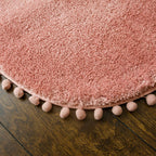 PomPomOval | Tapis Ovale Antidérapant – Style Ludique & Confortable | Valuna