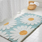 DaisyBloom | Tapis De Bain Fleur De Marguerite – Douceur & Confort | Valuna
