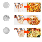 PastaMaster Machine à Pâtes Manuelle en Acier Inoxydable | Rouleuse à Nouilles à Manivelle | Valuna