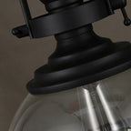 VerreLustre | Chandelier En Verre Et Fer De Style Contemporain | Valuna