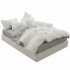 Velours Doux | Housse De Couette Pour Lit Double Confortable | Valuna