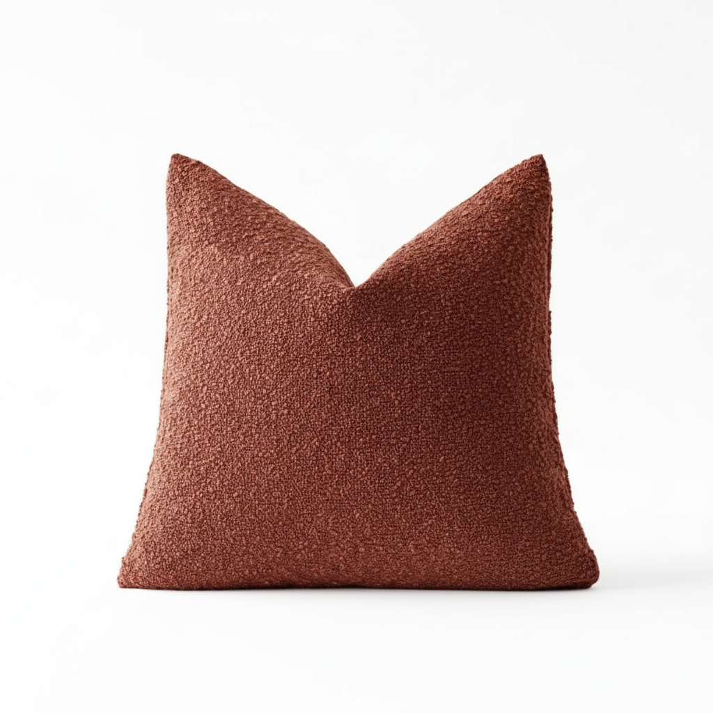 Tulum Bouclé | Housse De Coussin Décorative Élégante | Valuna