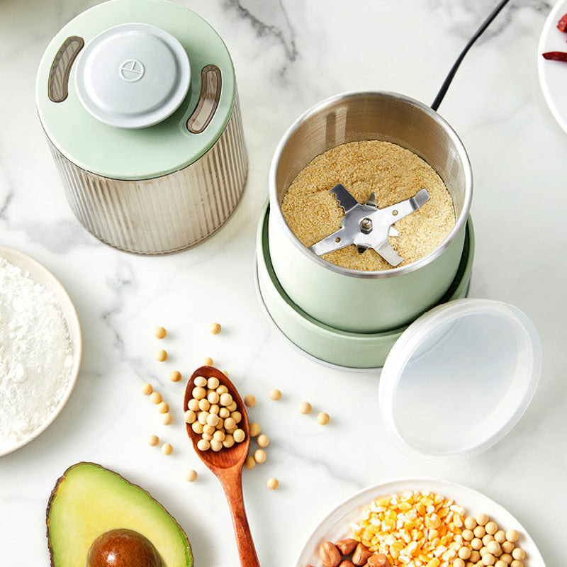 Moulin 2-en-1 Manuel & Électrique en Acier Inoxydable | Pour Épices & Poivre | Valuna