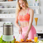 Moulin 2-en-1 Manuel & Électrique en Acier Inoxydable | Pour Épices & Poivre | Valuna