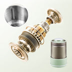 Moulin 2-en-1 Manuel & Électrique en Acier Inoxydable | Pour Épices & Poivre | Valuna