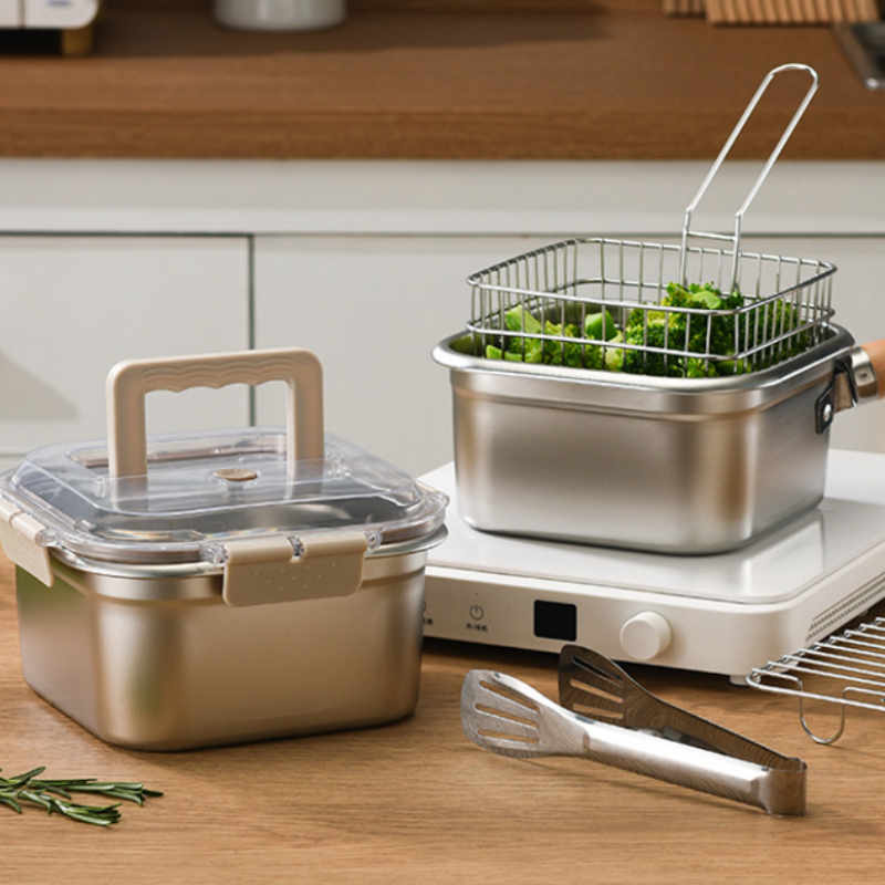 Set Multifonction 5-en-1 | Frite, Vapeur, Sauce & Filtrez Facilement | Valuna