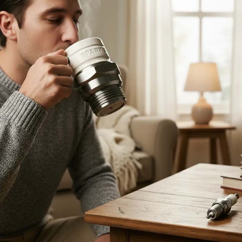 ChromeMug Tasse À Café Effet Chrome En Résine - Valuna