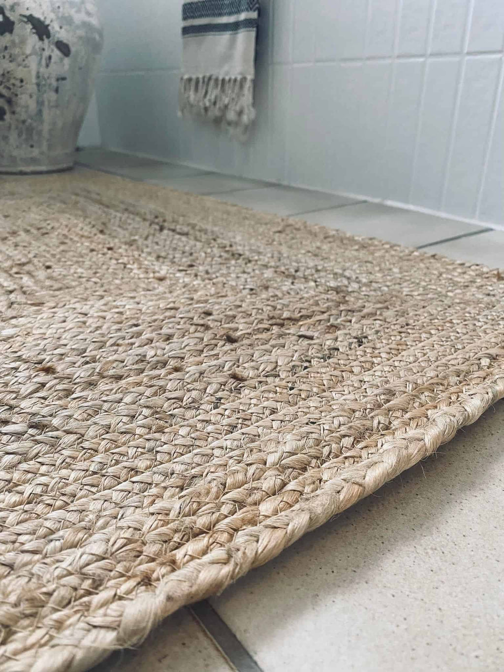 Tapis en Jute Naturel Tressé | 70x140cm | Valuna