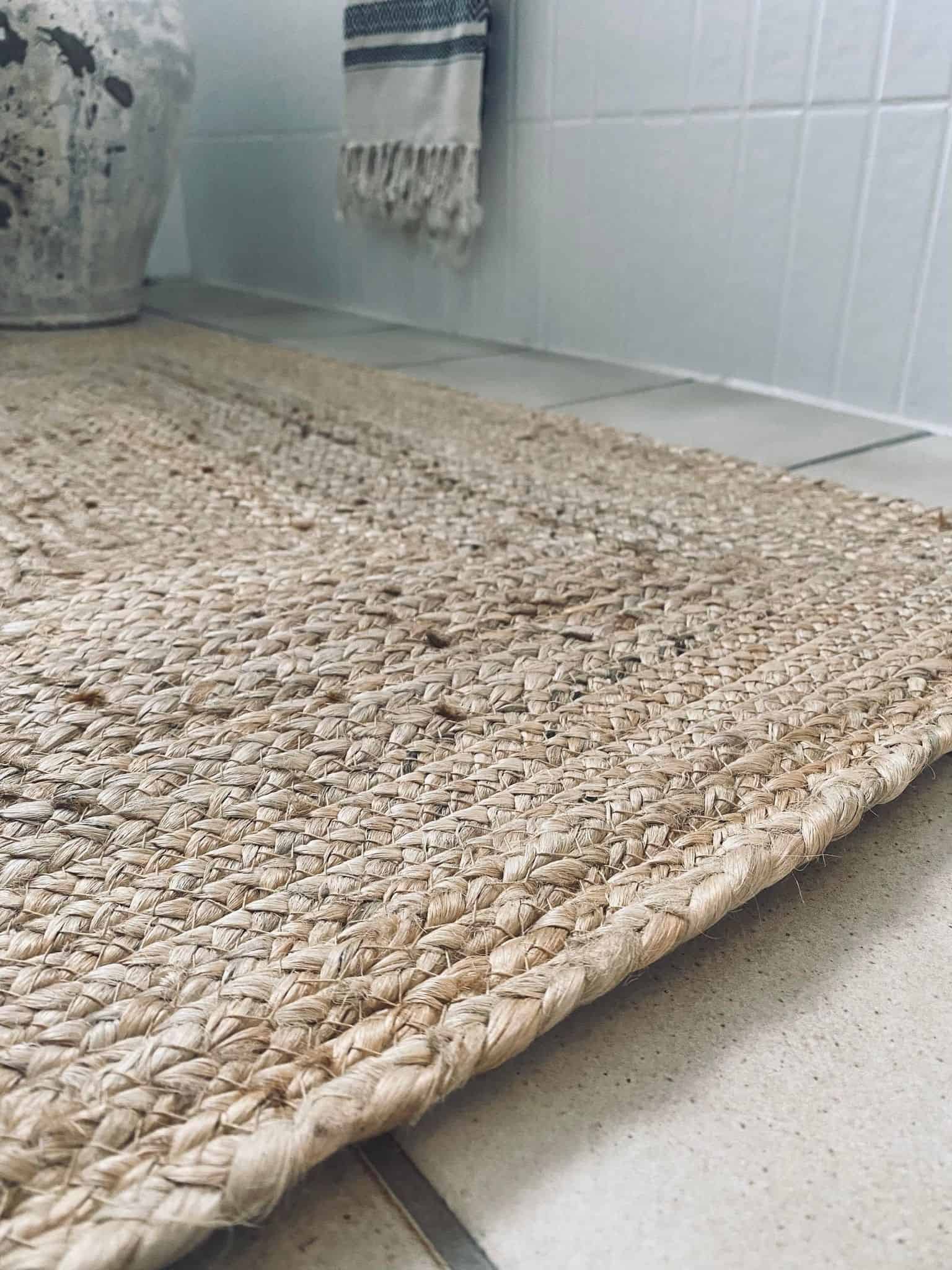 Tapis en Jute Naturel Tressé | 70x140cm | Valuna