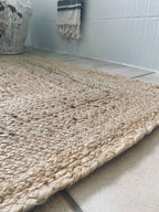Jute Naturel | Tapis Tressé Authentique Pour Intérieur Chaleureux | Valuna