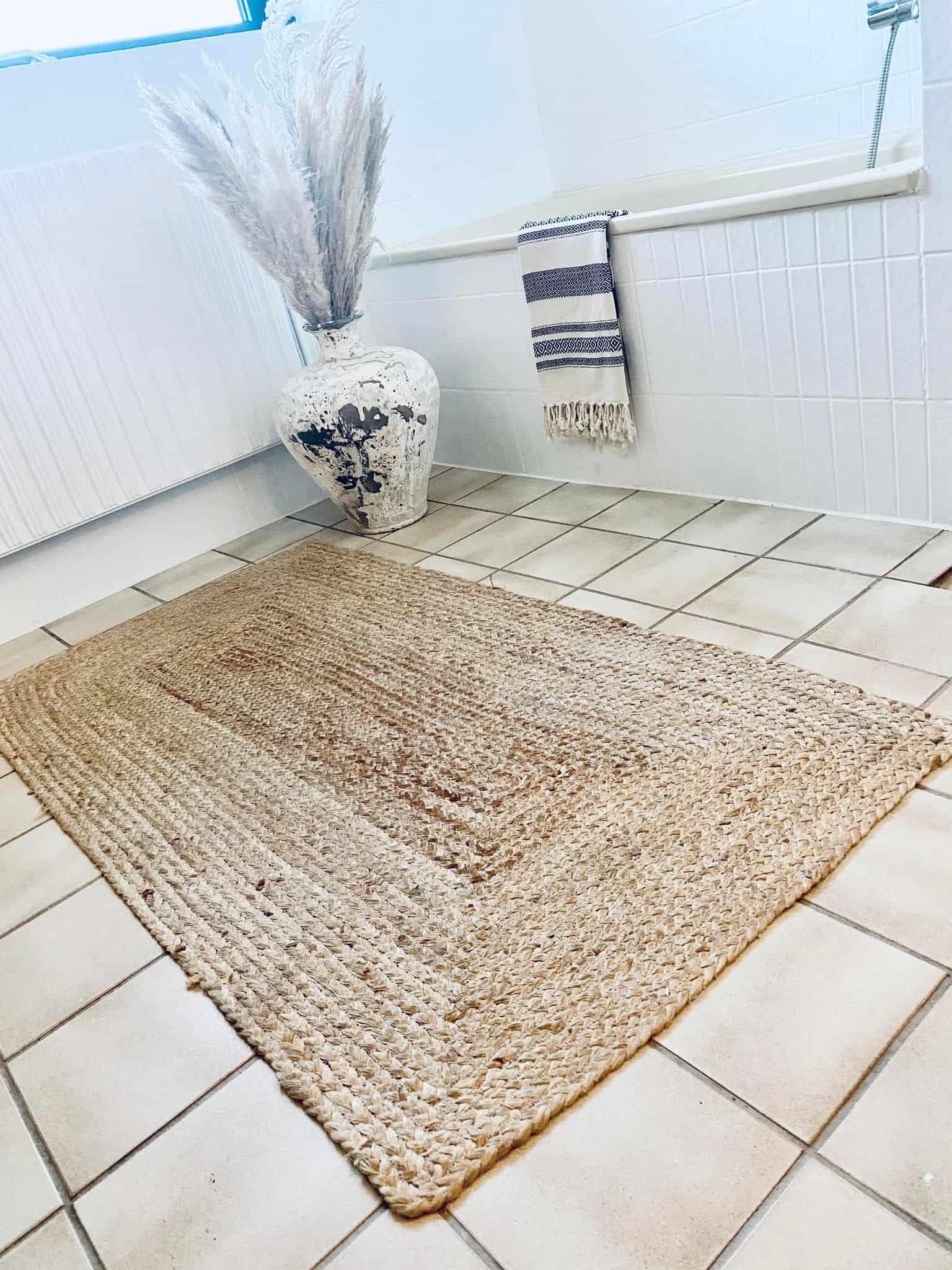 Tapis en Jute Naturel Tressé | 70x140cm | Valuna