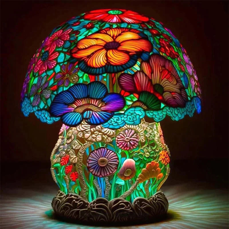 FantasyLamp | Magnifique Et Apaisante Lampe En Vitrail | Valuna