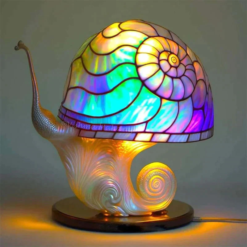 FantasyLamp | Magnifique Et Apaisante Lampe En Vitrail | Valuna