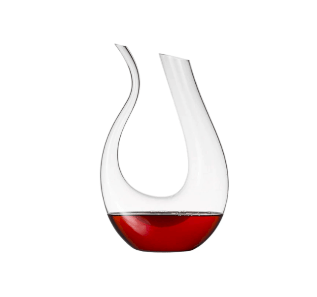 Carafe à Vin Cristal de Luxe en U | Aération Élégante pour Rouge & Blanc | Valuna